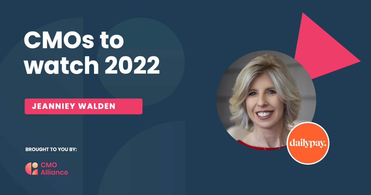 CMOs to watch 2022: Jeanniey Walden highlight image
